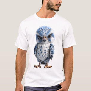 Camiseta Hombres de cría de Raptor azul esponjoso gruñón