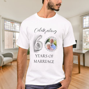 Camiseta Hombres de diamantes de fotos en el 60 aniversario