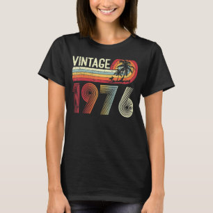 Camiseta Hombres de edad de 47 años Vintage 1976 Retro 47º