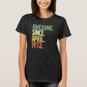 Camiseta Hombres de edad de 50 años divertidos desde abril