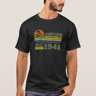 Camiseta Hombres De Edad De 74 Años Impresionantes Desde 19
