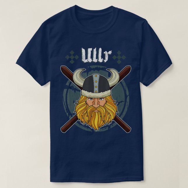 Camiseta Hombres de esquí Ullr Viking Deportivo de Invierno (Diseño del anverso)
