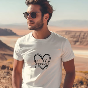 Camiseta Hombres De Impresión Cardíaca De Estilo Blanco