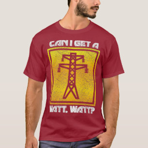 Camiseta Hombres de Ingeniería Eléctrica Lineman Watt Watt