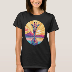 Camiseta Hombres de jirafa cutáneos Mujeres Niños 5