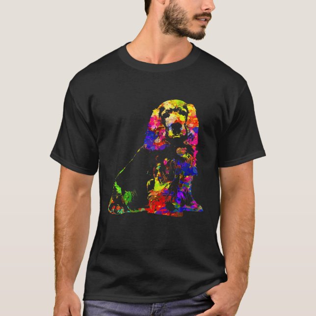 Camiseta Hombres de la acuarela española (Anverso)