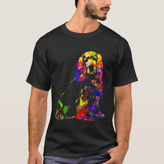 Camiseta Hombres de la acuarela española (Anverso)