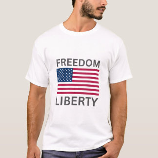 Camiseta Hombres de la Bandera de Estados Unidos Libertad™