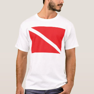 Camiseta Hombres de la bandera de la zambullida del EQUIPO