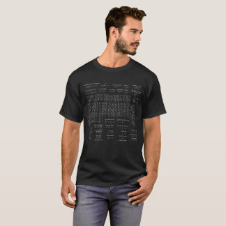 Camiseta Hombres de la chuleta de la química blancos en