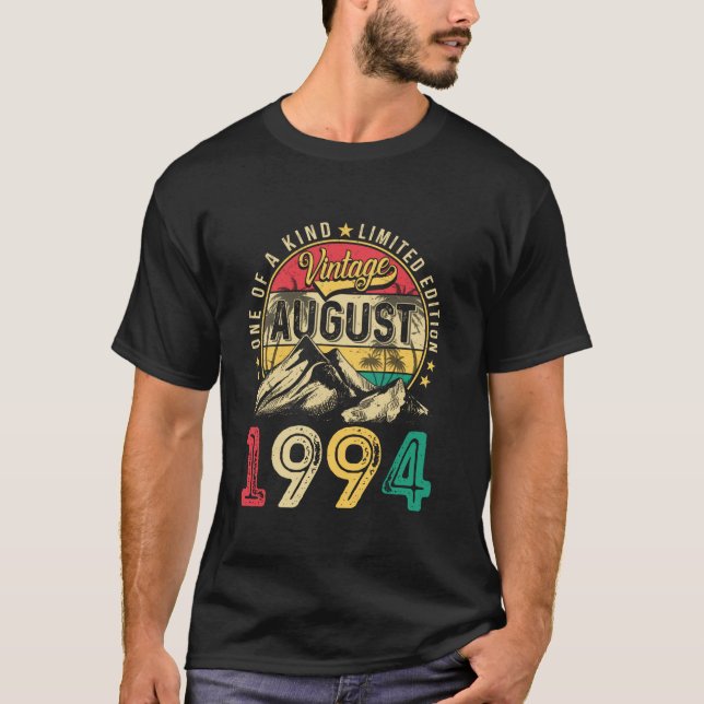 Camiseta Hombres de la época Regalo de 30 años Gracioso Ago (Anverso)