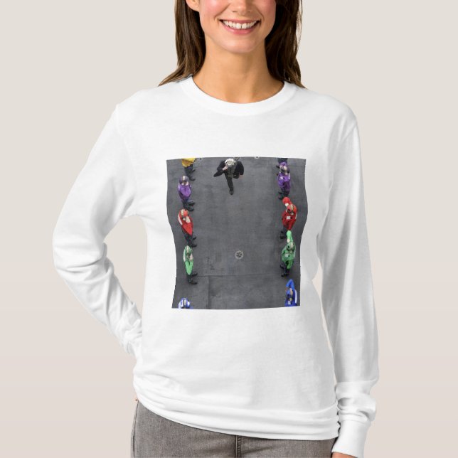 Camiseta Hombres de la marina de guerra de los EE.UU. (Anverso)