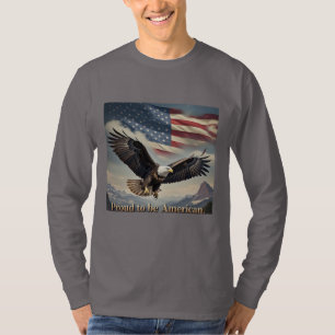 Camiseta Hombres de la Montaña de la Bandera del Águila Org