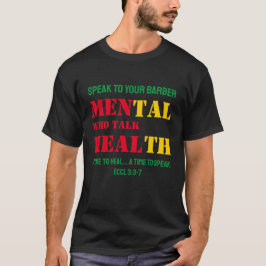 CAMISETA HOMBRES DE LA SALUD MÉDICA QUE HABLAN DE HELAR