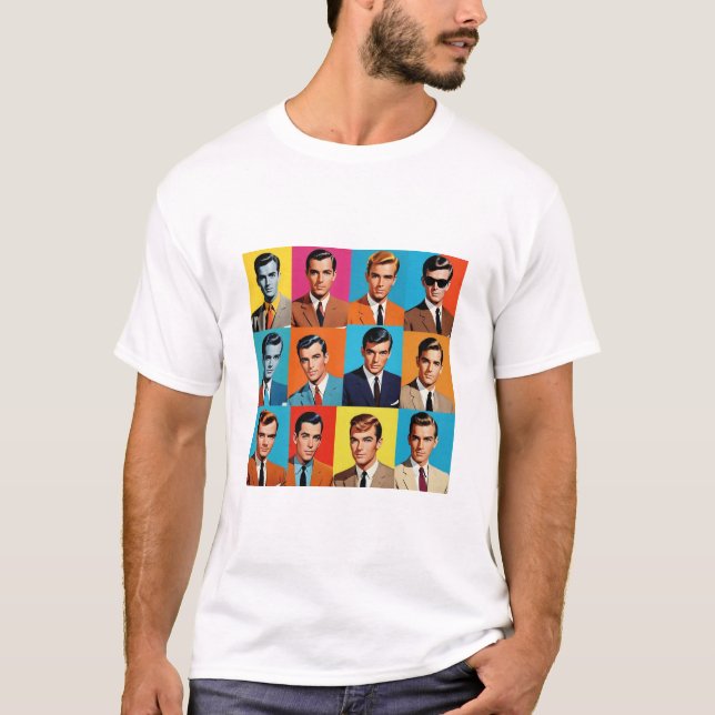 Camiseta Hombres de los años 80 (Anverso)