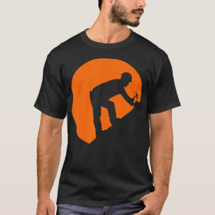 Camiseta Hombres de Orgullo Retro Vintage Roofer
