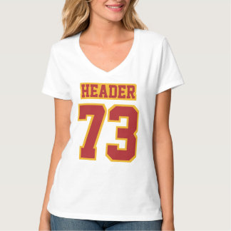 Camiseta HOMBRES DE ORO ROJO DELANTERO Hanes Nano Tee