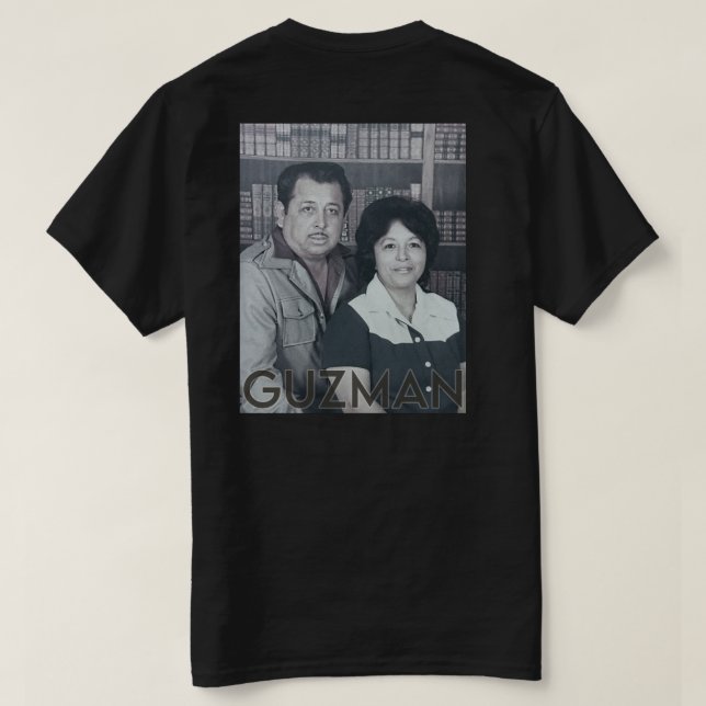 Camiseta Hombres de PAUL & MARGARET GUZMAN SR. (Reverso del diseño)