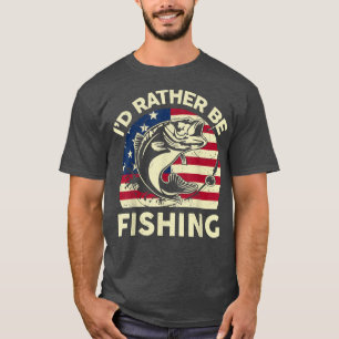 Camiseta Hombres De Pesca De Niño Divertido Prefieren Pesca