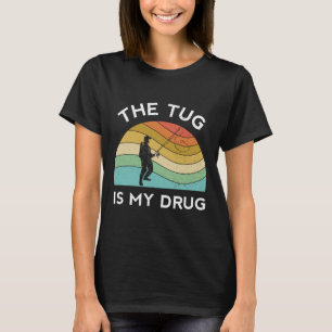 Camiseta Hombres De Pesca Graciosos El Tejido Es Mi Pescado