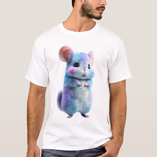 Camiseta Hombres de roedores galácticos iridiscentes esponj (Anverso)