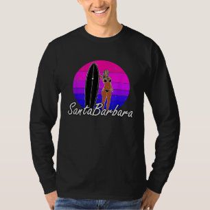 Camiseta Hombres de ropa de surf de surf de Santa Barbara C