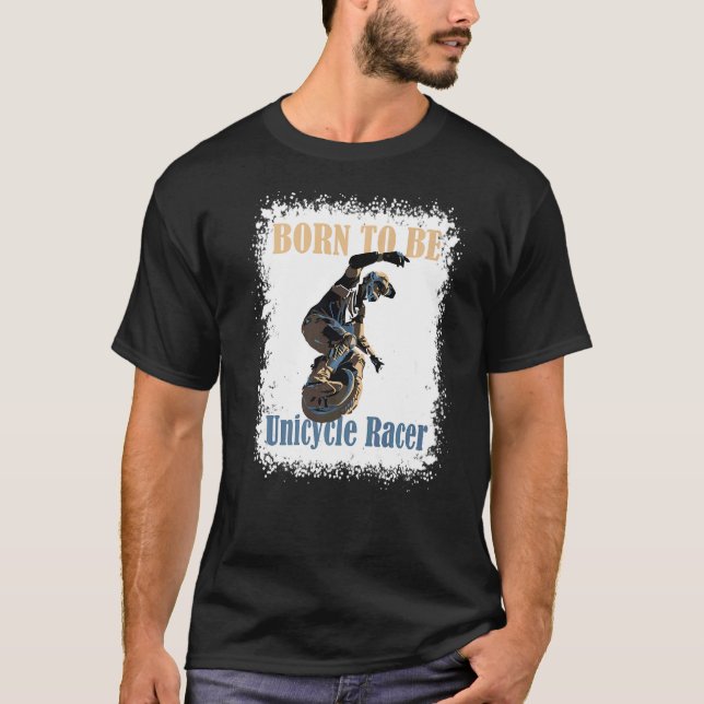 Camiseta Hombres De Ruedas De Rueda Única Eléctrica De Rued (Anverso)