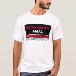 Camiseta Hombres de Singapur-Amal