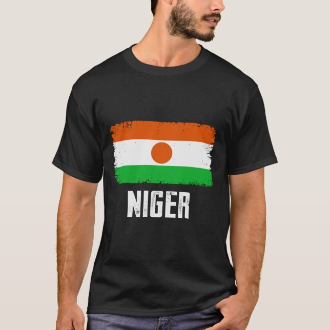 Camiseta Hombres de té de Níger Mujeres Día de la Independe (Anverso)