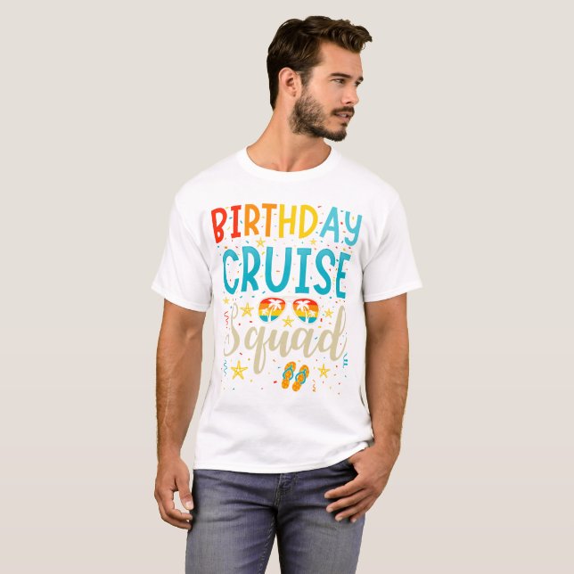Camiseta Hombres de vacaciones de crucero de la brigada de  (Anverso completo)