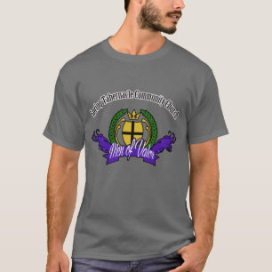 Camiseta Hombres de valor diseñados por el ébano de largo