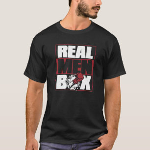 Camiseta Hombres de verdad caja de boxer tailandés Kickboxe