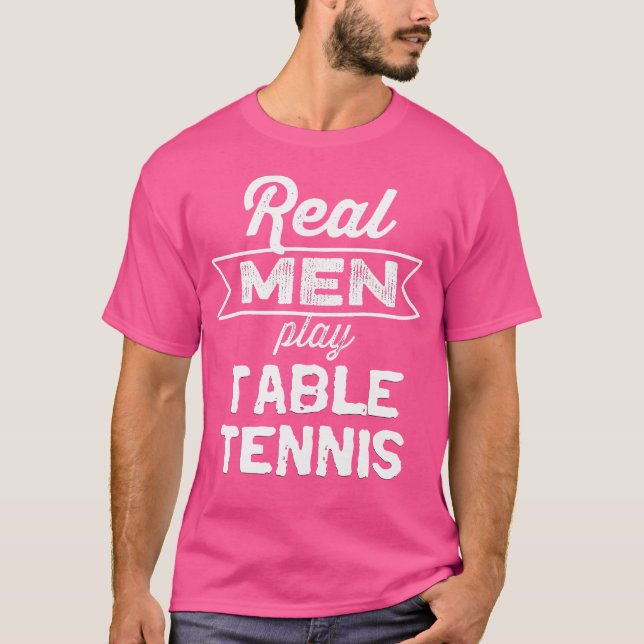 Camiseta Hombres de verdad divertidos juegan al tenis Grung (Anverso)