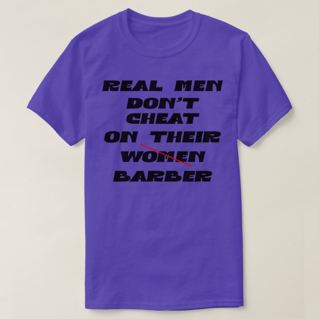 Camiseta Hombres De Verdad Donx27t Cheat on Their Women Bar (Diseño del anverso)