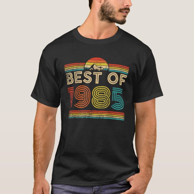 Camiseta Hombres Del Año Clásico 1985 Mejor De 1985 (Anverso)