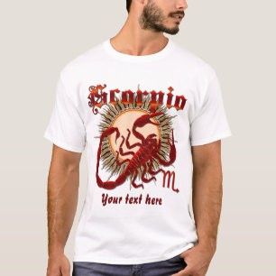 Camiseta Hombres del Escorpión-Zodiaco todos los estilos