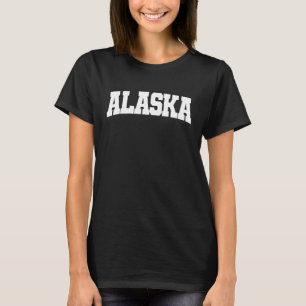 Camiseta Hombres del Estado de Alaska Mujeres Niños Retro O
