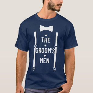 Camiseta Hombres del novio fiesta de bodas mejor hombre des