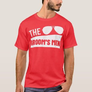 Camiseta Hombres del novio fiesta de bodas mejor hombre des