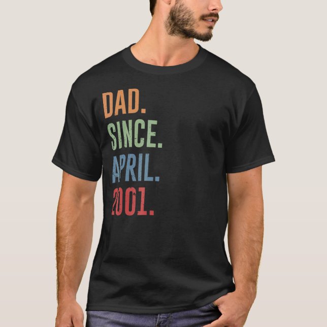 Camiseta Hombres desde abril de 2001 (Anverso)