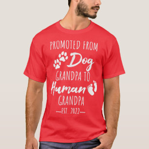 Camiseta Hombres desde el abuelo del perro al abuelo humano