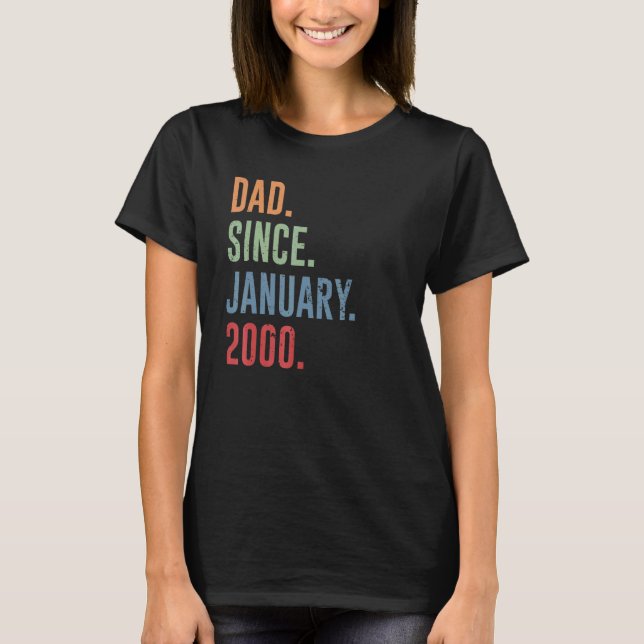 Camiseta Hombres desde enero de 2000 (Anverso)