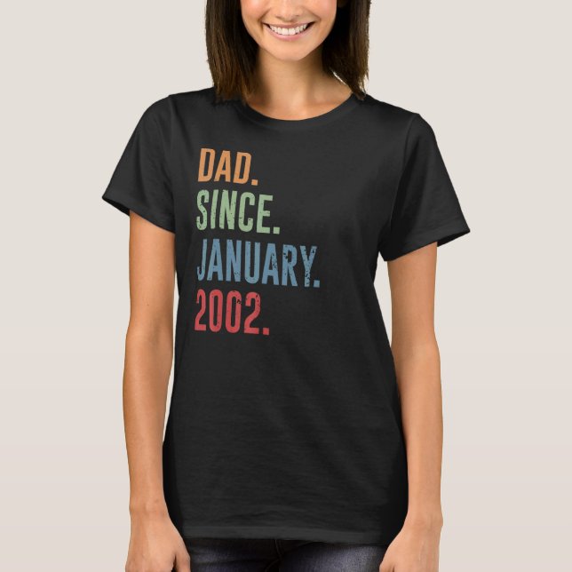 Camiseta Hombres desde enero de 2002 (Anverso)