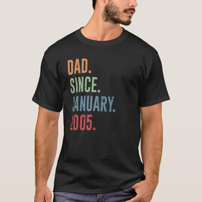 Camiseta Hombres desde enero de 2005 (Anverso)