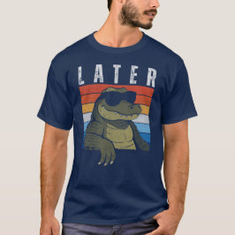 Camiseta Hombres Después Alligator T Shirt Funny Gator Chis
