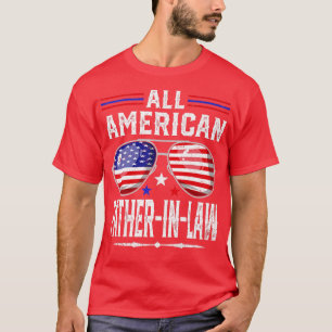 Camiseta Hombres Día de Padres de la Bandera de Estados Uni