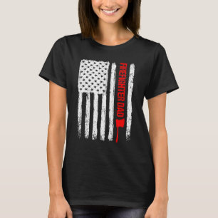 Camiseta Hombres Día del Padre Día de la Bandera Estadounid