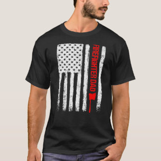 Camiseta Hombres Día del Padre Día de la Bandera Estadounid