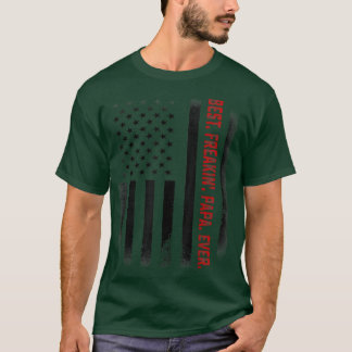 Camiseta Hombres Día del Padre Regalo Mejor Papa Freakin