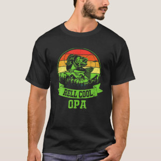 Camiseta Hombres Día del Padre Regalo Vintage Reel de pesca